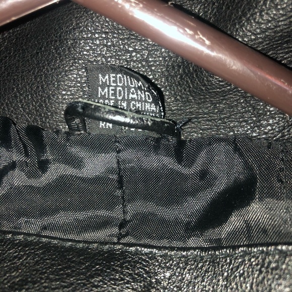 - Women’s Full Length Genuine Black Leather  Coat Size M - Picture 12 of 14